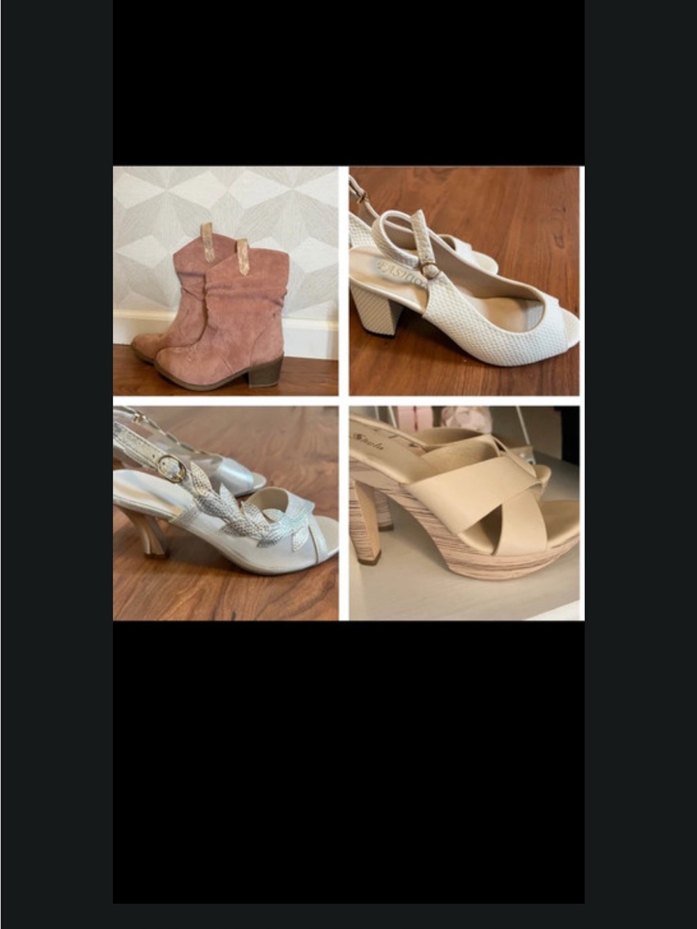 Bundle of 4 Women’s Shoes – Sizes 6.5 & 7